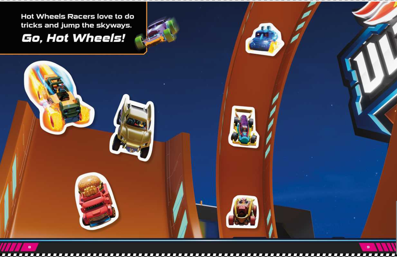 Hot Wheels Let's Race: Revved-Up Sticker  Activity Book