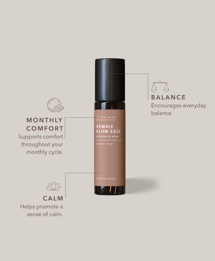 Female Flow-Ease Essential Oil Blend (PERIOD RELIEF) | 10 ml