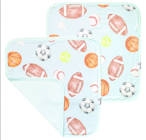 THREE-LAYER SECURITY BLANKET SINGLE - SPORTS MEDLEY