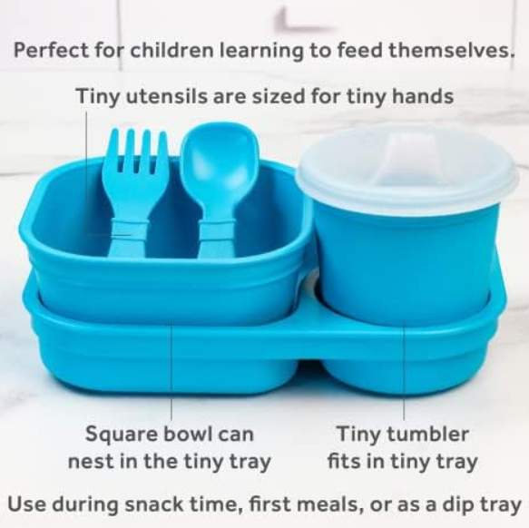 Tiny Dining 1st Meals Set - Sky Blue