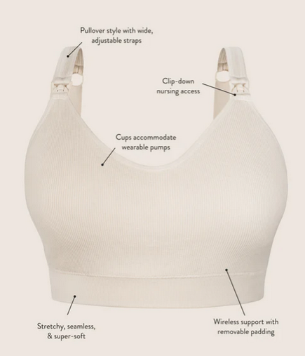 Mia Maternity & Nursing  Bra Stone