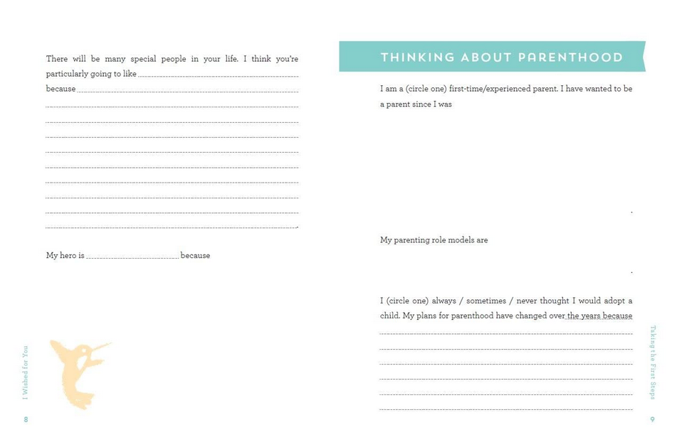 *I Wished For You: A Keepsake Adoption Journal (HC)