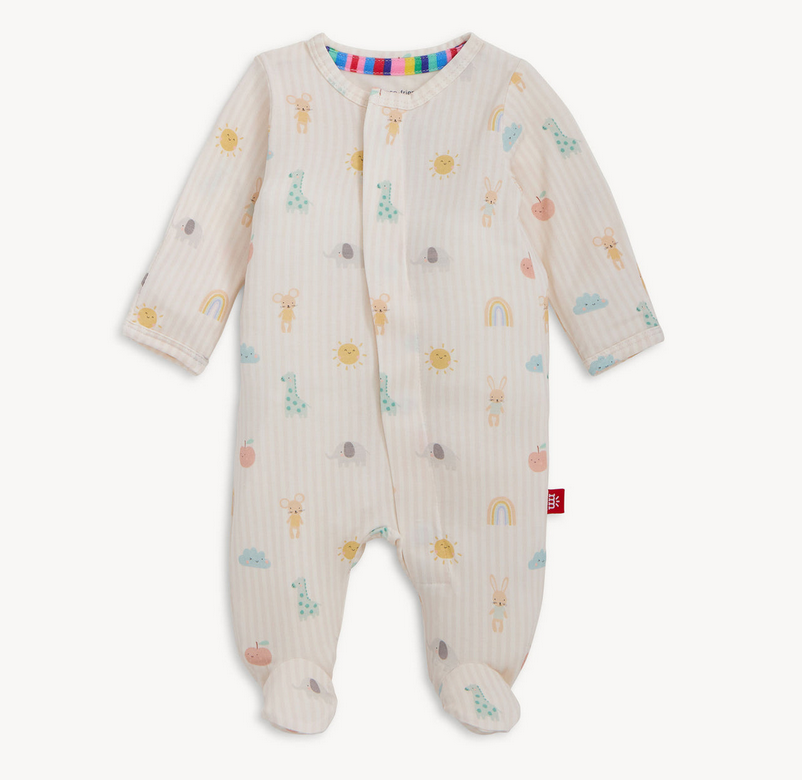 LULLABY SKY PINK MODAL MAGNETIC FOOTIE