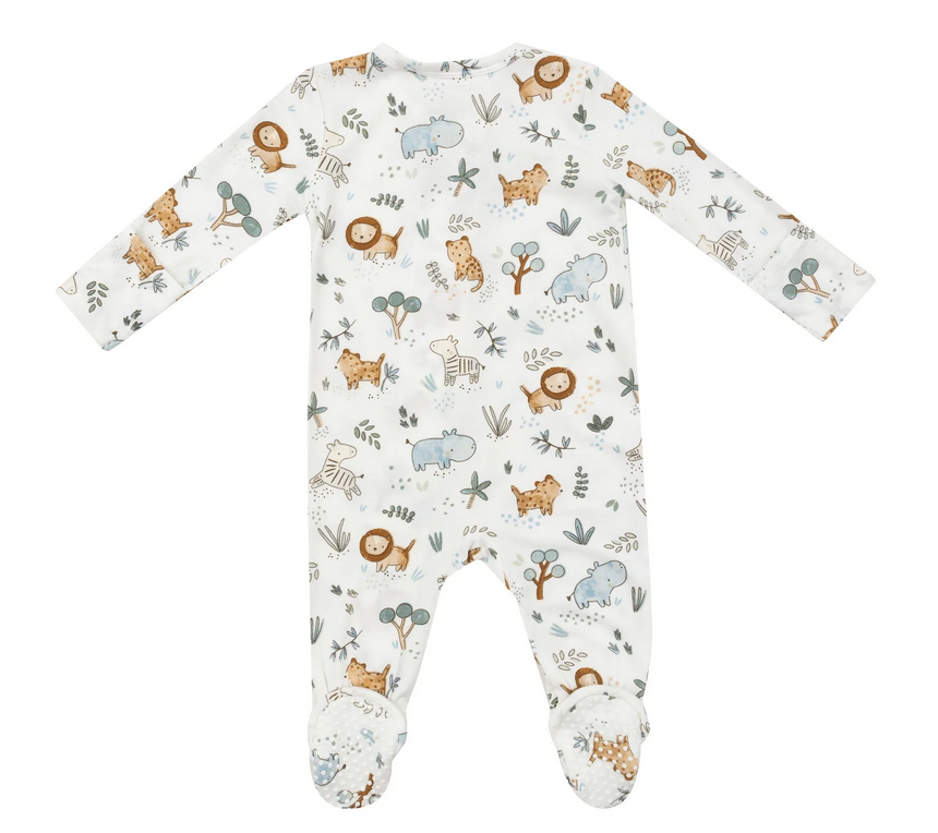 Delicate Safari 2 Way Zipper Footie