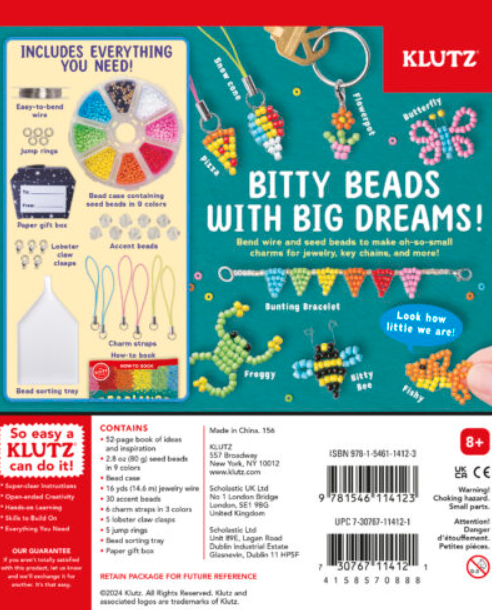 Klutz Beadlings - Make Itty-Bitty Charms