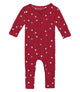 *Convertible Coverall-Crimson Holiday Lights