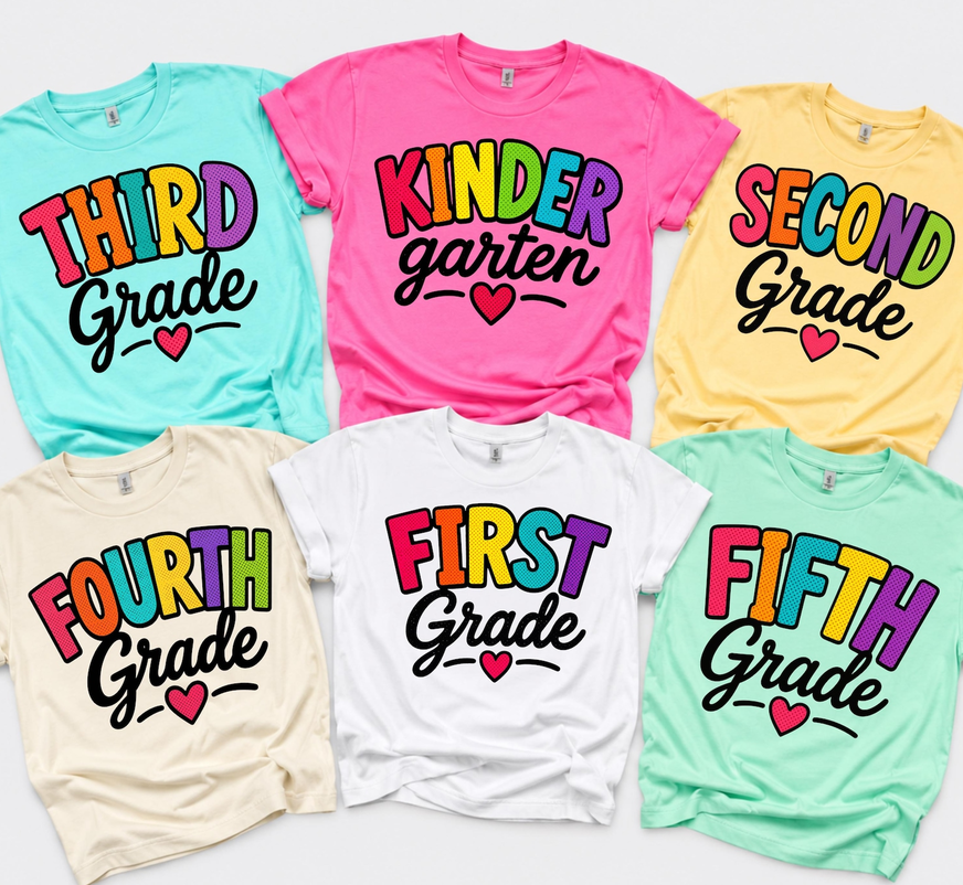School Shirt - Retro Grade