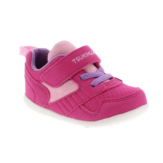 Racer Baby Shoe  (Fuchsia / Pink )