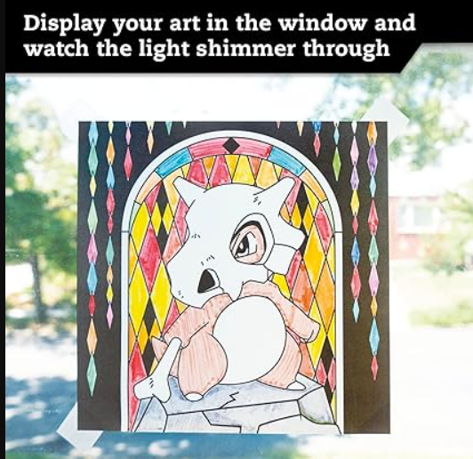 POKEMON STAINED GLASS  ART BOOK