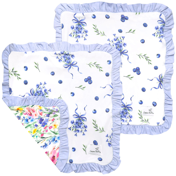 RUFFLED SECURITY BLANKET SINGLE - CATHERINE