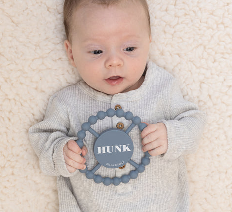 Hunk Blue Happy Teether