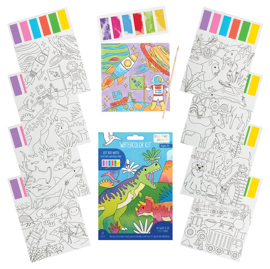 WATERCOLOR ART KIT WILD ADVENTURE