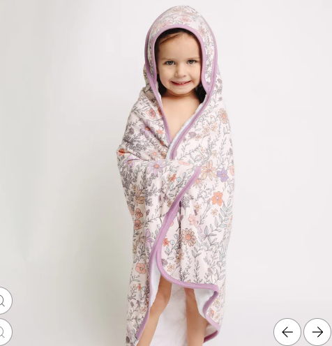 Flora Premium Hooded Towel