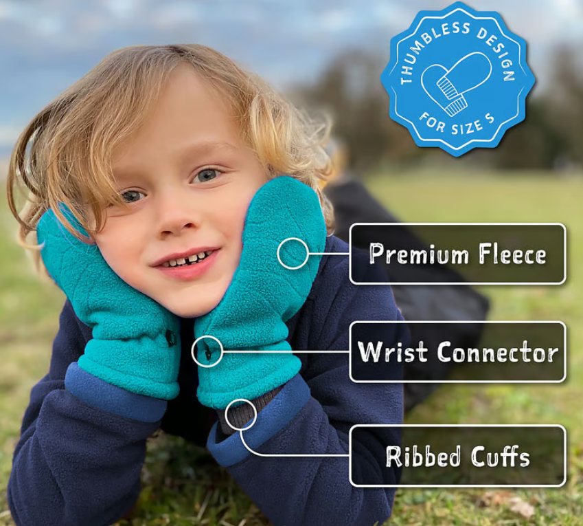 avender | Fleece Mittens M (6-24m)