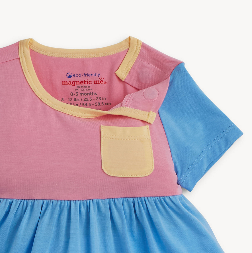 COLORBLOCK CLOUD BLUE  BODYSUIT / DRESS