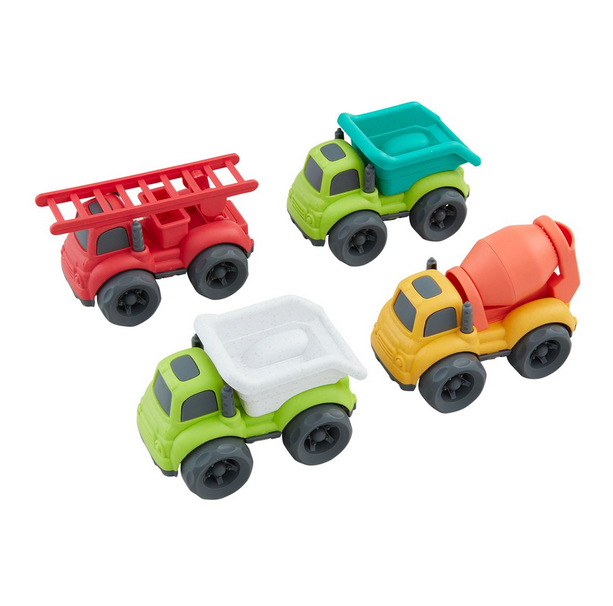 Mini Wheat Straw Vehicles-Dump truck white
