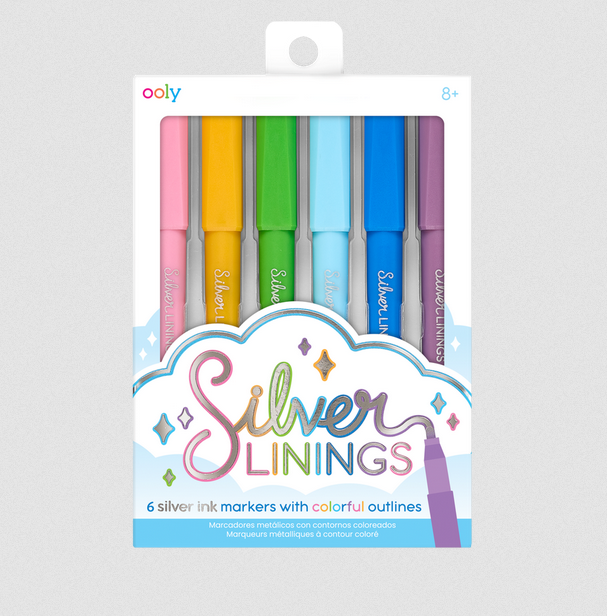 Silver Linings: Colorful Outline Markers