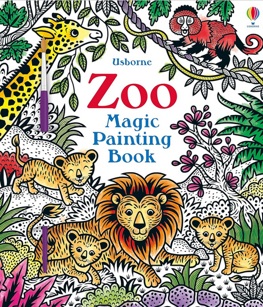 Zoo Magic Painting Book Usborne