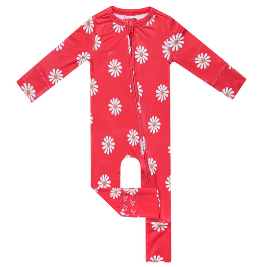 Jessa Bamboo Convertible Zip-up Footies