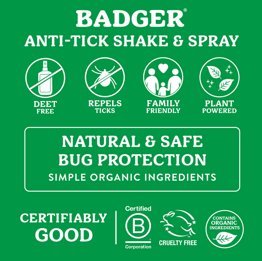 Badger Anti-Tick Shake & Spray 2.7oz