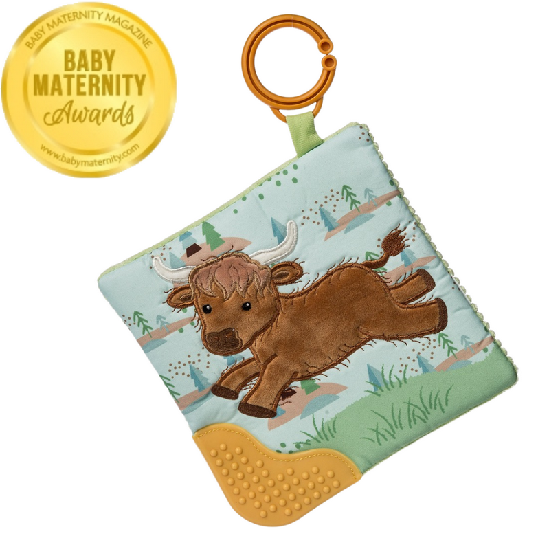 Hetty Highland Cow Crinkle Teether