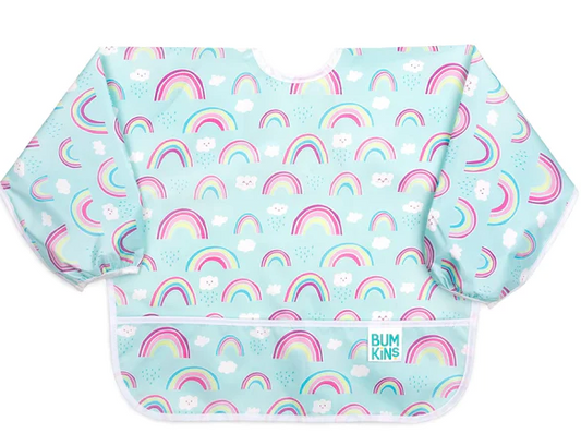 Sleeved Bib- Rainbow