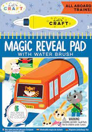 Magic Reveal Pad - All Aboard Trains