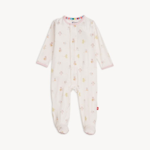 *PINK BABY BEATS MODAL FOOTIE