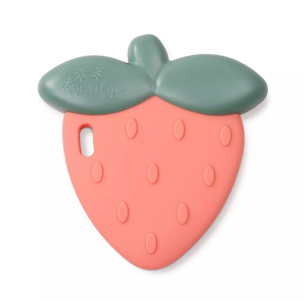 Itzy Strawberry Sweetie Rattle