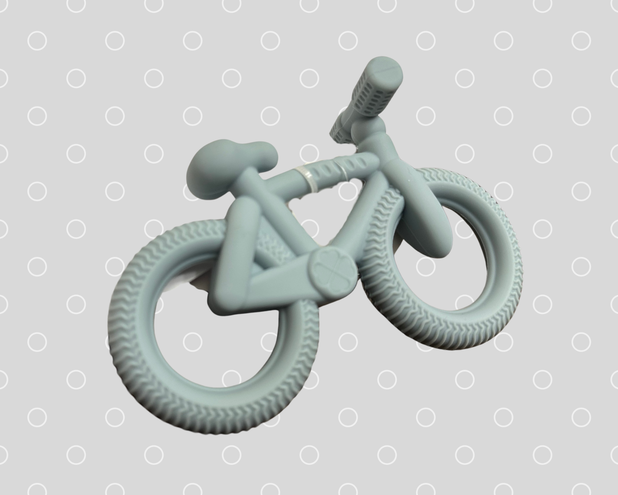 Silicone Bike Teether Blue