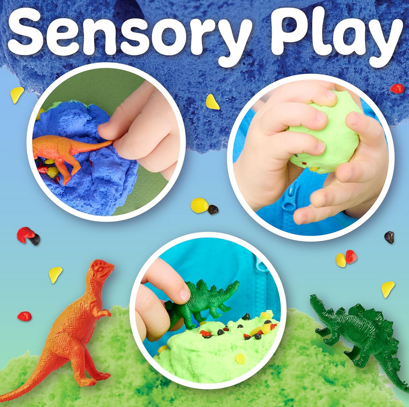 Sensory Minis Dinosaurs Cloud Clay