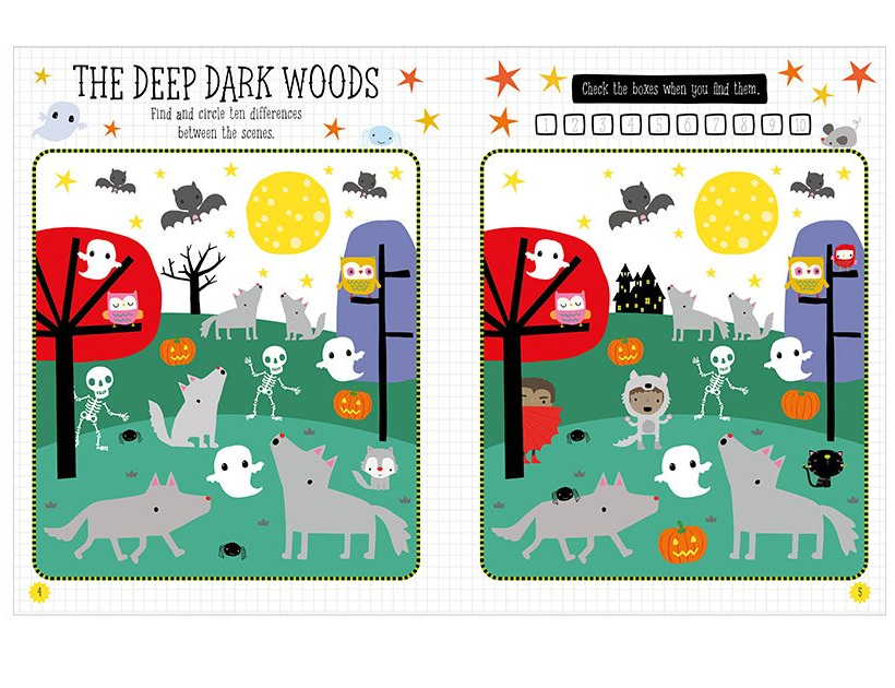 Window Stickies: Halloween Activity Book