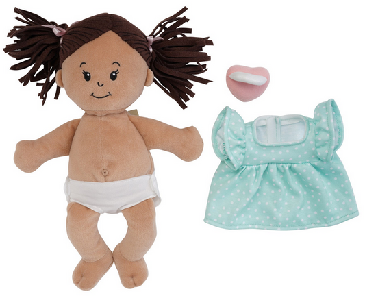 Love, Stella Doll Beige with Brown Pigtails