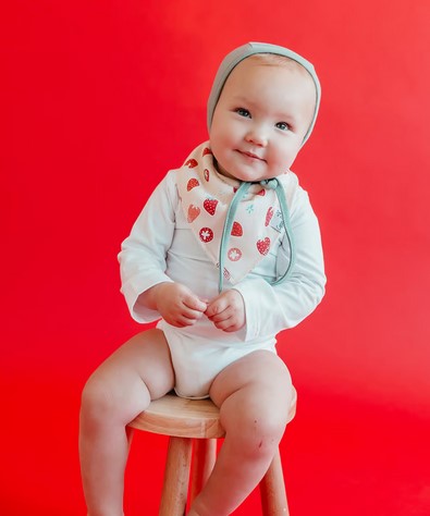 Copper Pearl Clementine Bibs