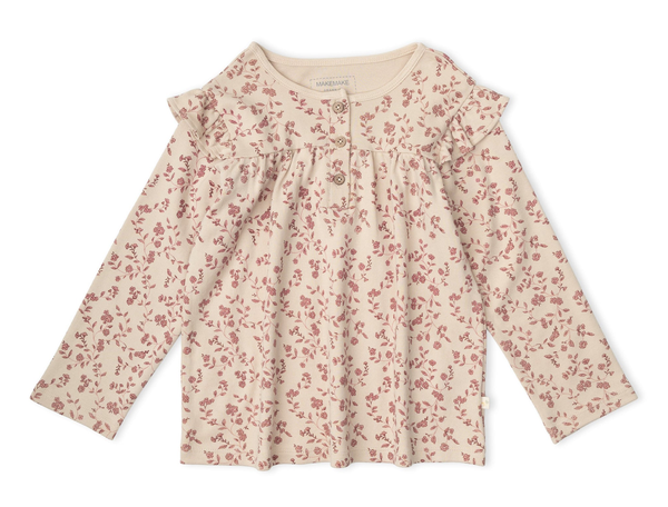 Organic Set- Petals Top + Dusty Rose Bottom