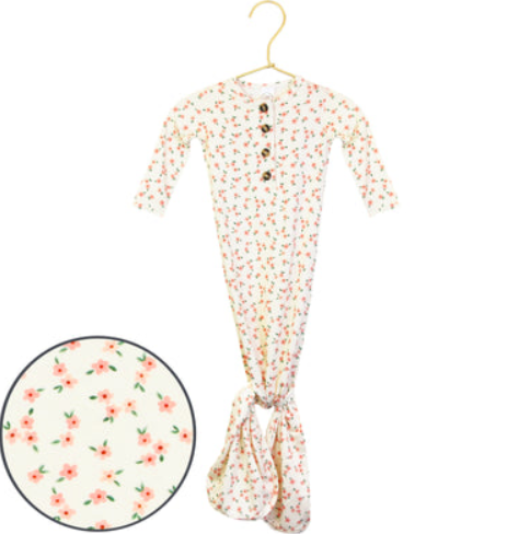 Lottie Knotted Gown - NB-3M