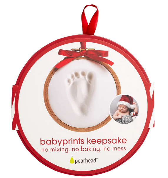 Baby Prints Hoop Keepsake, Christmas Ornament