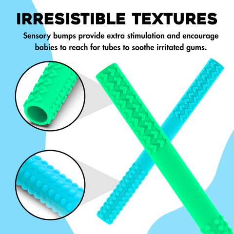 SensoMinds Sensory Teether Tube 4 Pack