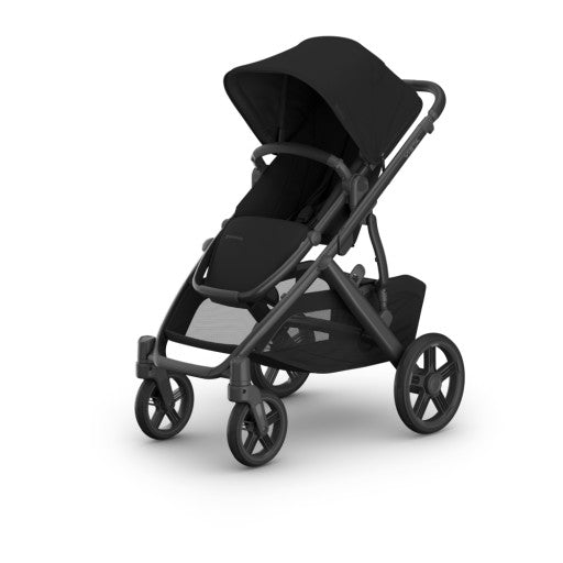 Vista V3 Stroller - James - Black | Carbon Frame | Black Leather