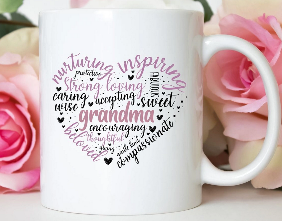 Grandma Heart  11 oz Coffee Mug