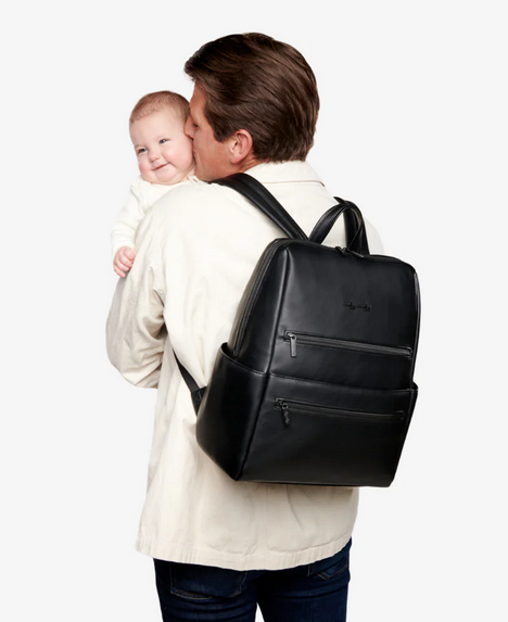 Black Eras Backpack Diaper Bag