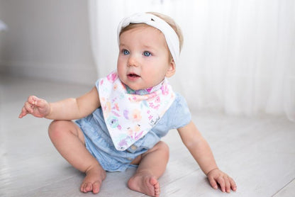 Copper Pearl  Bloom Bibs - Elegant Mommy