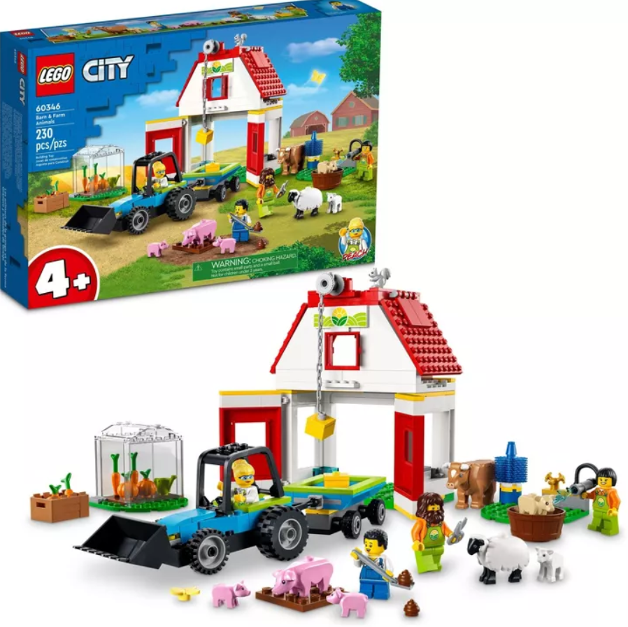 Lego -City Barn &amp; Farm Animals - Elegant Mommy