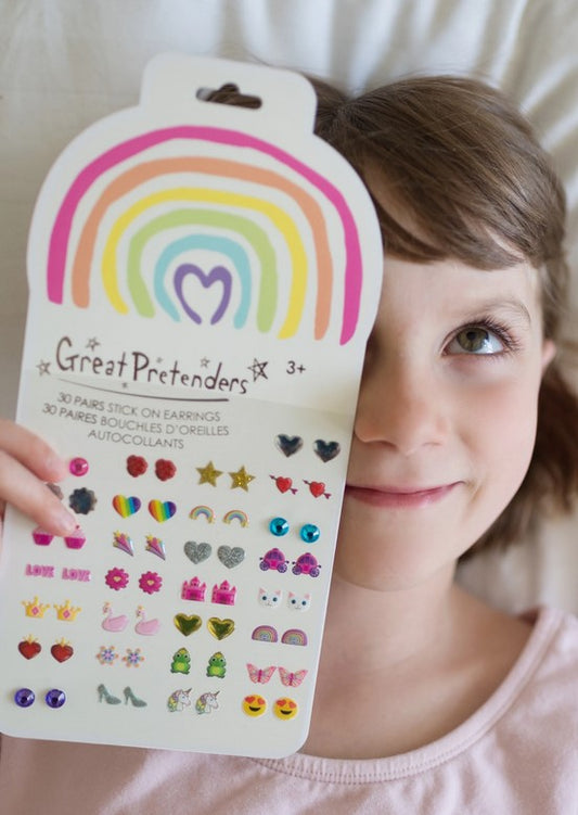 Rainbow Love Sticker Earrings (30 pcs) - Elegant Mommy