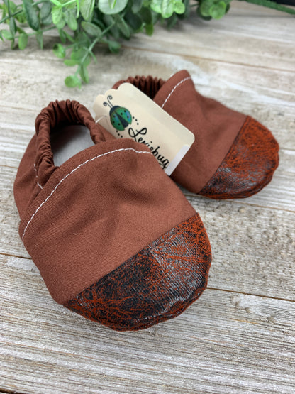 Lexiebugs 9-12 M Solids - Copper Bottom - Elegant Mommy