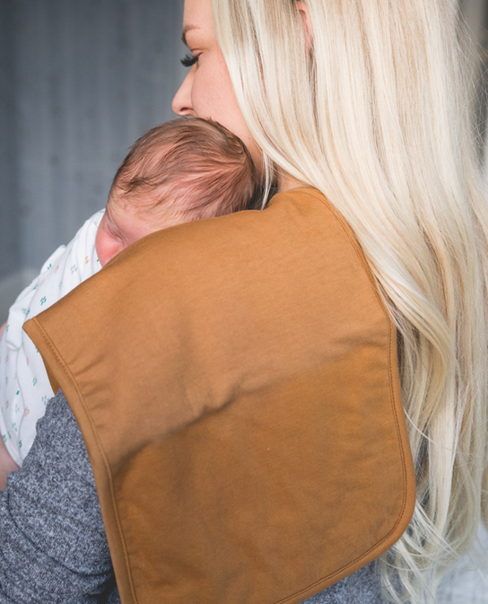 Copper Pearl Ridge Burp Cloth - Elegant Mommy