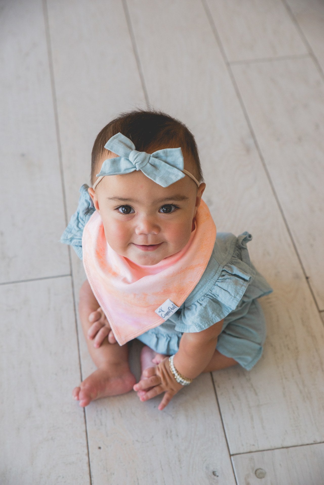 Copper Pearl  Autumn Bib - Elegant Mommy