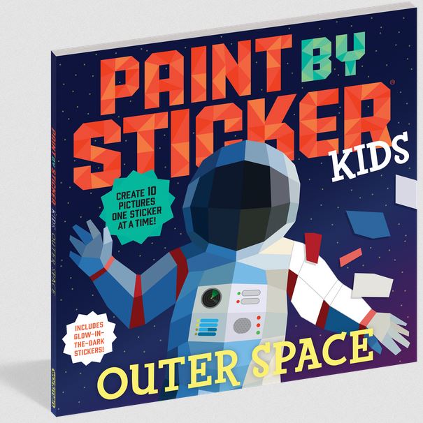 Paint By Stickers Kids: Outer Space (5+) - Elegant Mommy