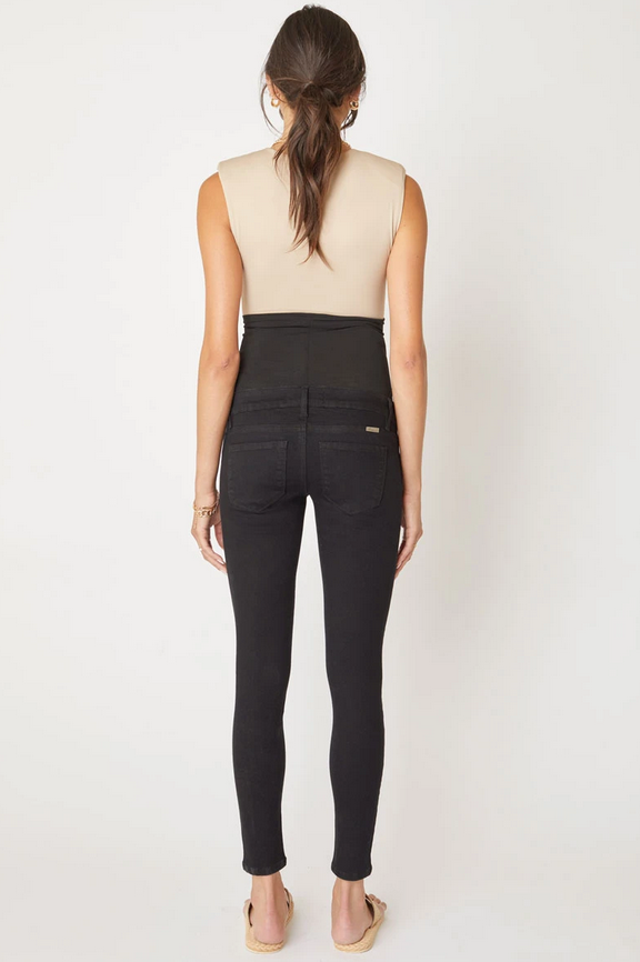 Kancan Avah Maternity Super Skinny Jeans Black - Elegant Mommy