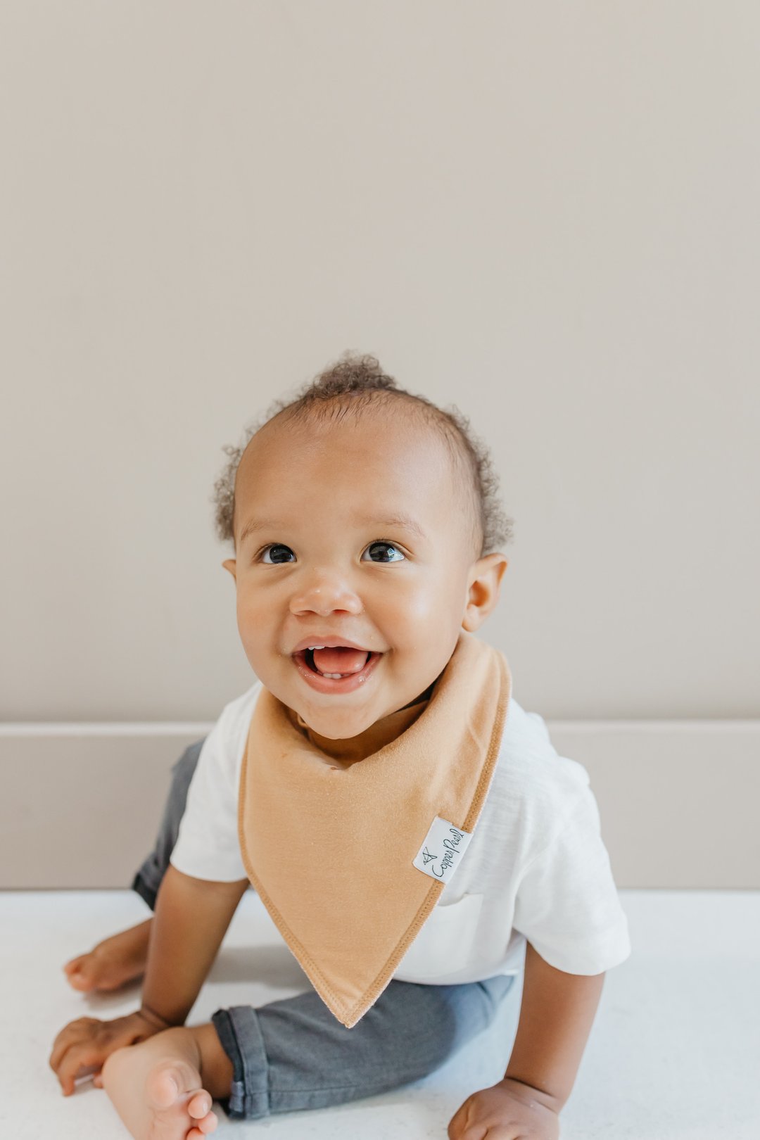 Copper Pearl Dune Bibs - Elegant Mommy